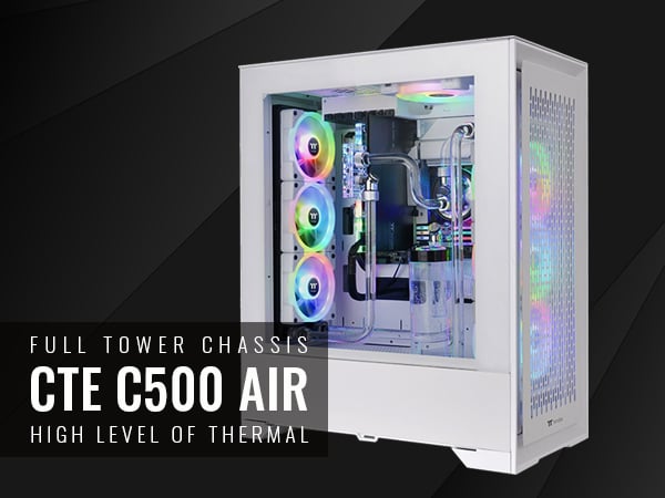 Thermaltake CTE T500 Air Snow E-ATX Full Tower Case